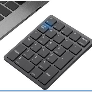 Wireless Black Numeric Keypad